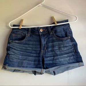 American Eagle Midi Jean Shorts